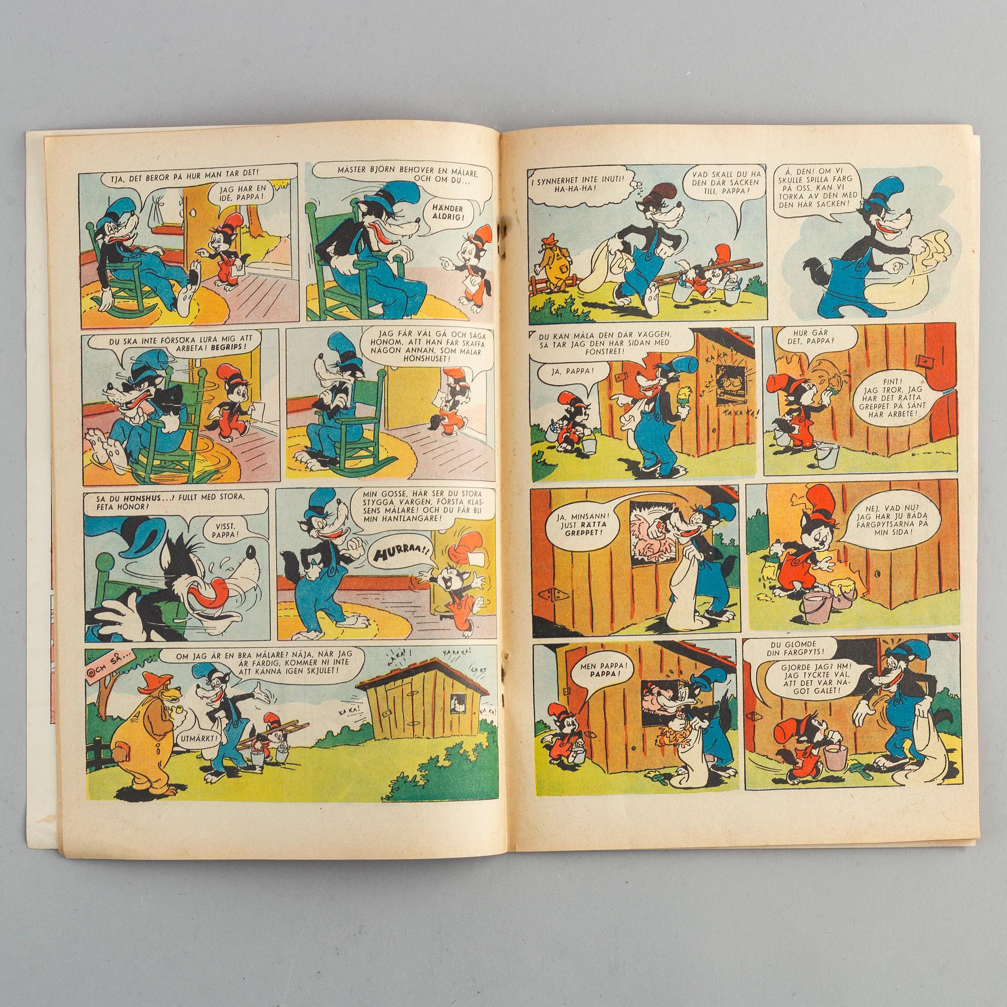 SERIETIDNING, Kalle Anka, nr 1 1948.