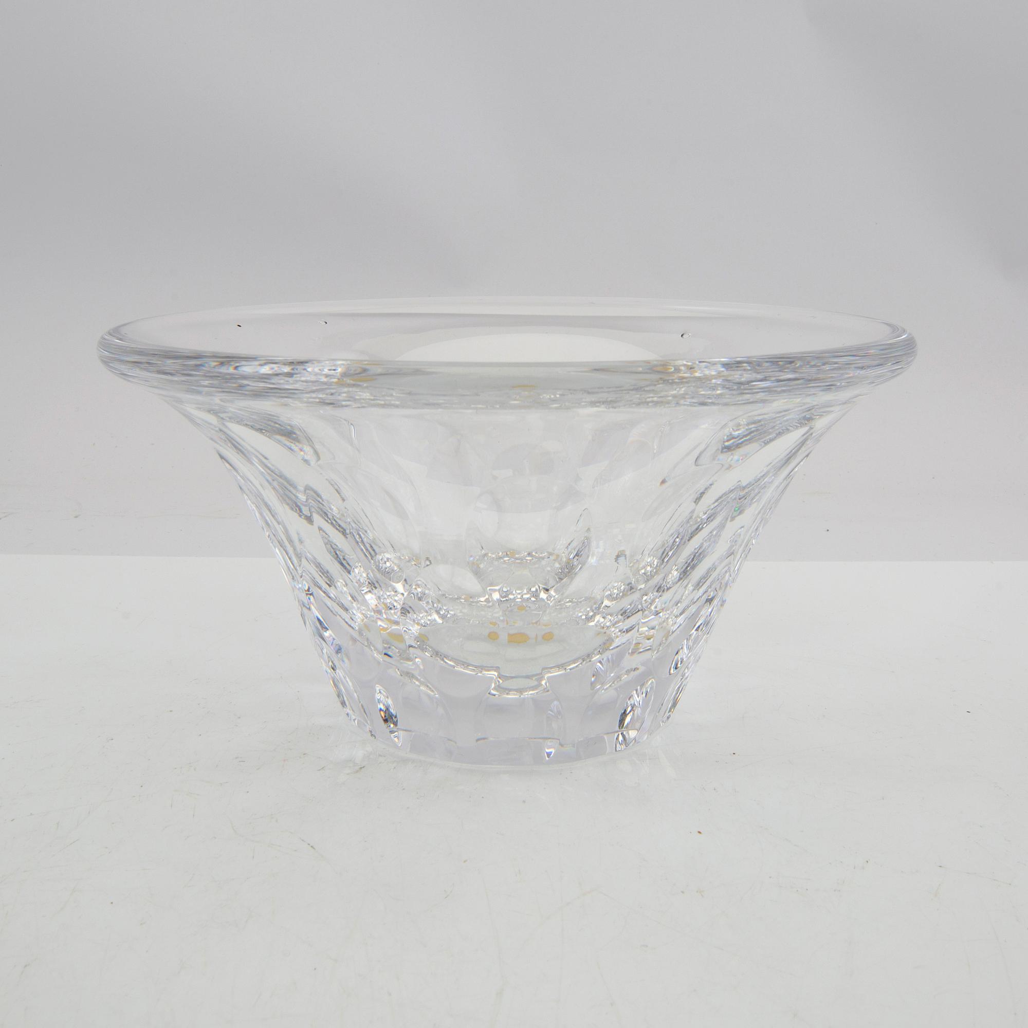 Jan Johansson, 3 signed bowls, Orrefors.