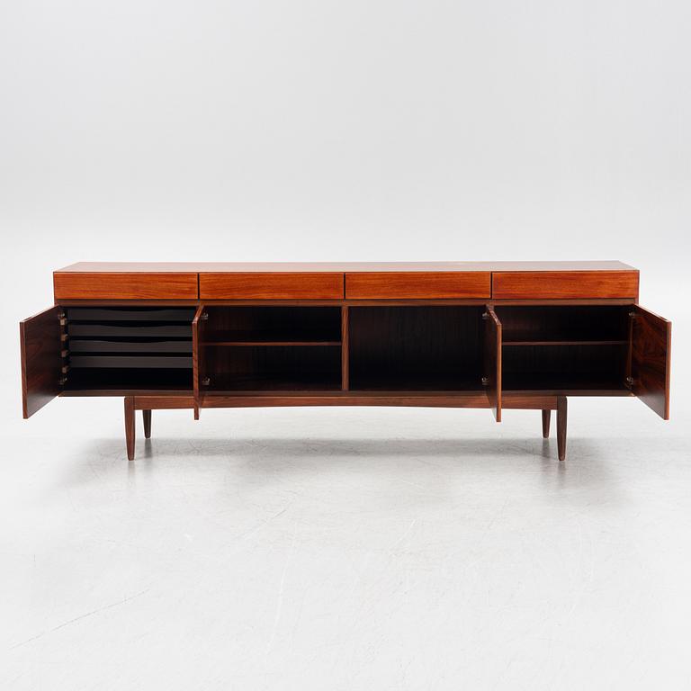 Ib Kofod Larsen, a teak and rosewood veneered sideboard, "FA-66", Faarup Møbelfabrik, Denmark, 1950/60s.