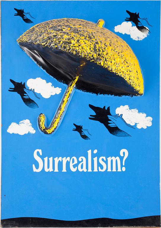 UTSTÄLLNINGSAFFISCH, "Surrealism?", 1970.