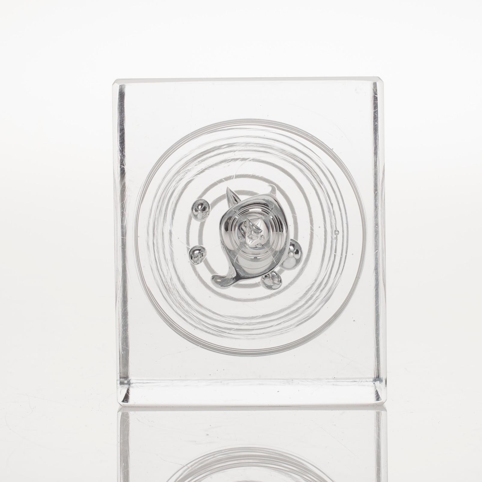 ÅRSKUB, glas, signerad Oiva Toikka, Nuutajärvi 1987, 568/2000.