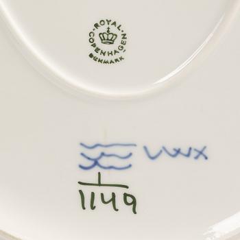 A 'Blue fluted' porcelain serving dish, Royal Copenhagen, Denmark 1969-1974.