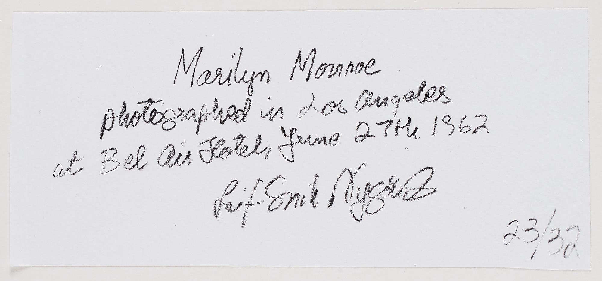 Leif-Erik Nygårds, fotografi signerad och numrerad 23/32 a tergo.