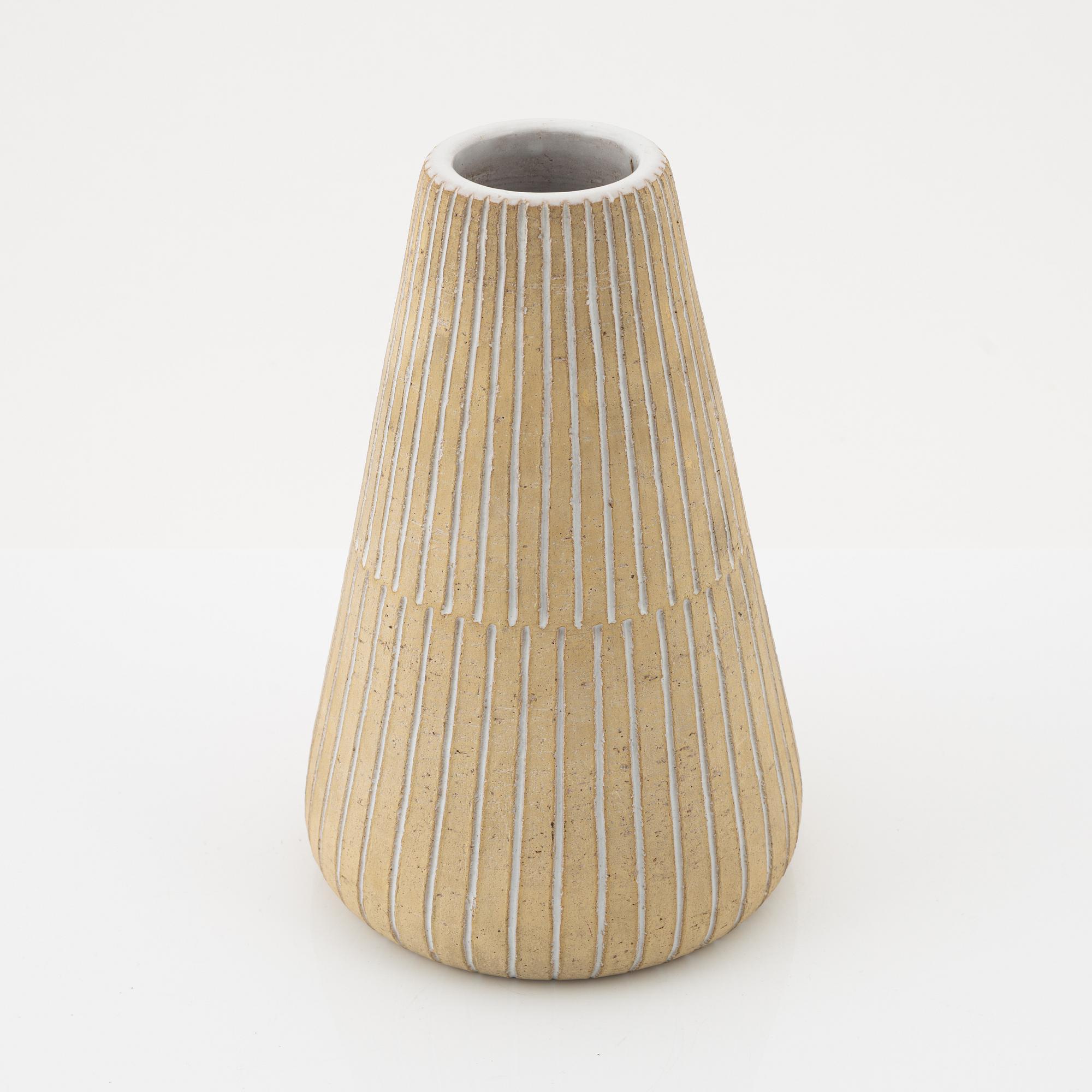 Edgar Böckman, a stoneware vase, signed.