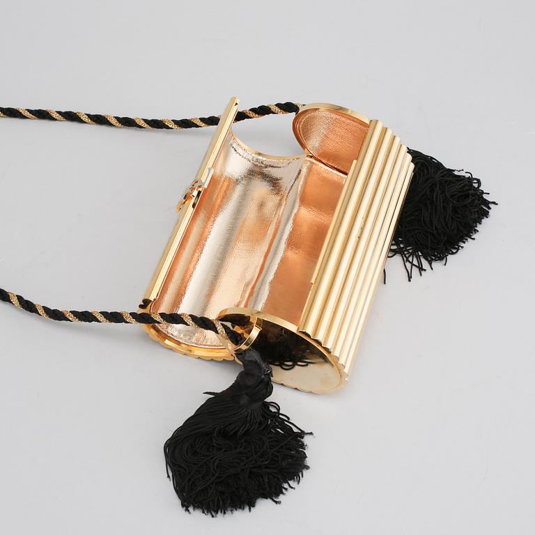 AFTONVÄSKA, "Gold Tassel Clutch", Yves Saint Laurent.