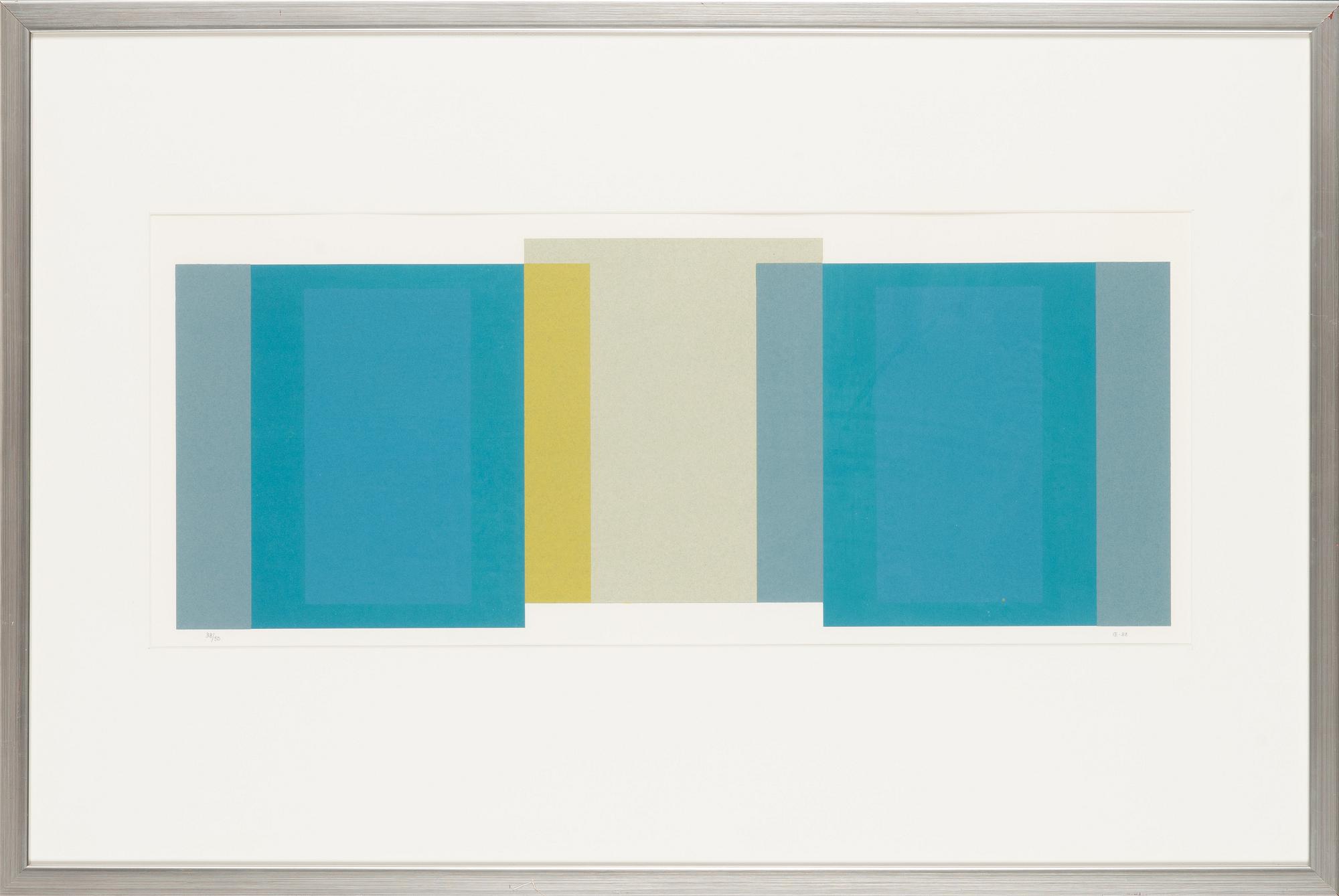 Carolus Enckell, serigrafi, signerad och daterad -88, numrerad 38/50.