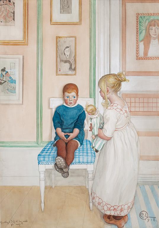 Carl Larsson, "Gunlög: Säj, ä' du rädd för mej?".