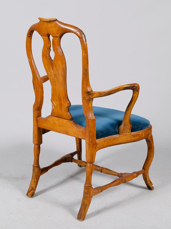 KARMSTOL, rokoko, 1700-tal.