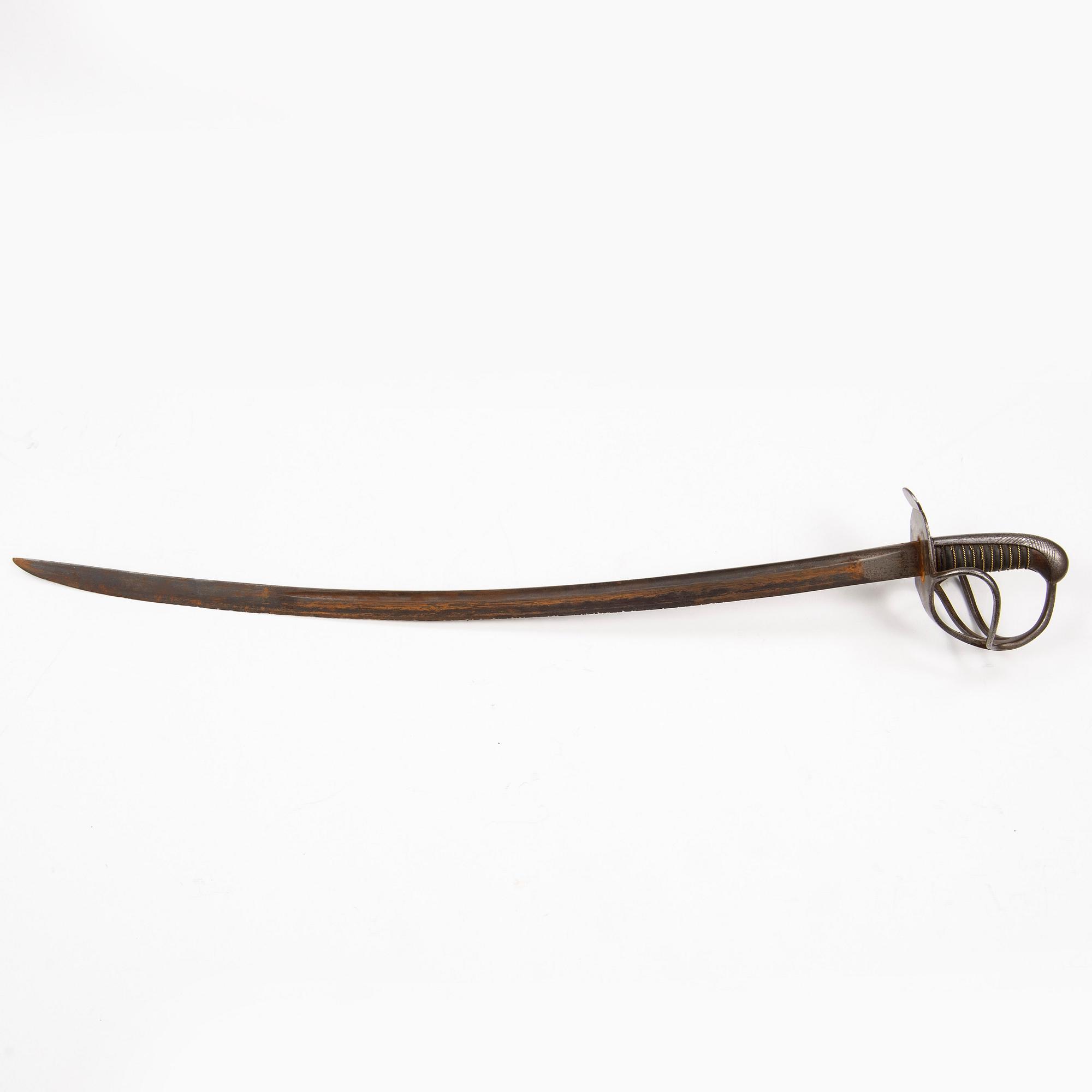 A Danish cavalry sword 1839 pattern.