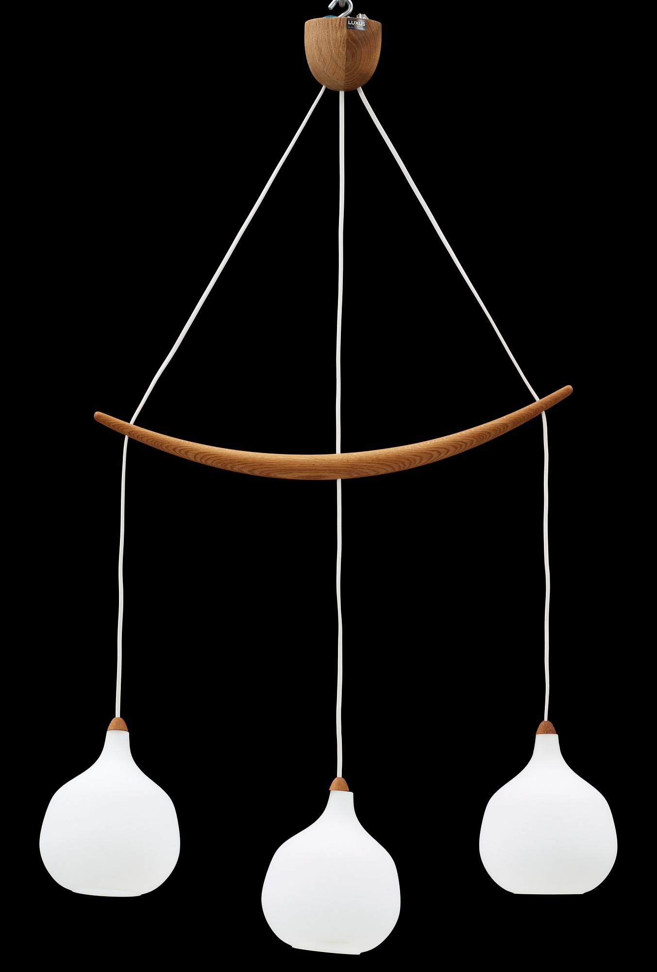 TAKLAMPA, modell nr 512 "Bananen", Uno och Östen Kristiansson, Luxus, 1950-talets andra hälft. H 105.