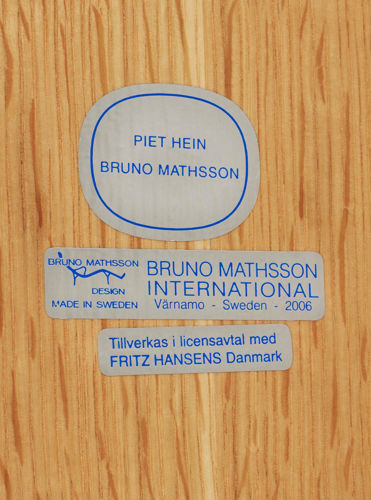 MATBORD, "Superelips", Design Bruno Mathsson och Piet Hein för Fritz Hansen och Mathson International AB.