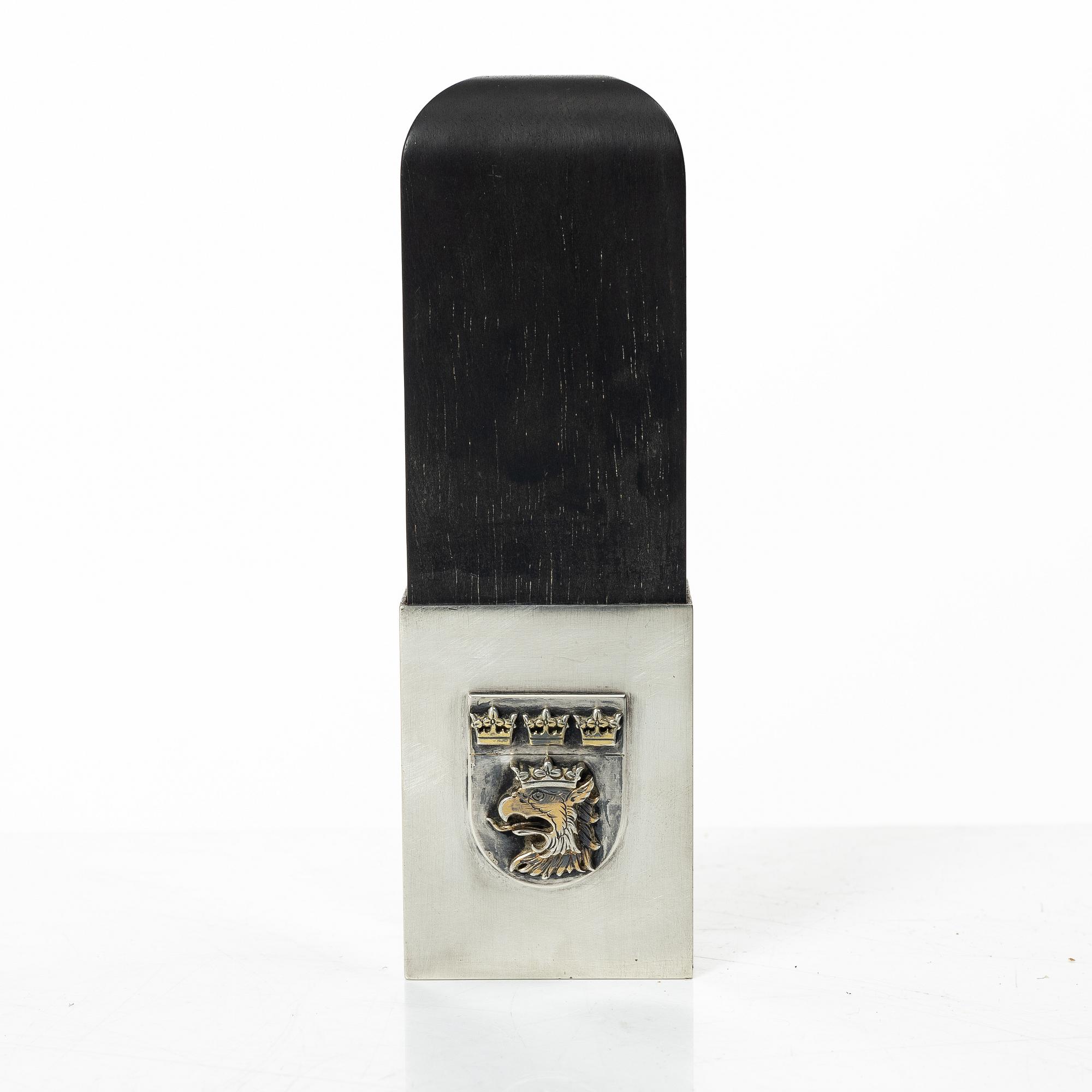 Wiwen Nilsson, Seal stamp, sterling silver and wood, Anders Nilsson, Lund 1950.