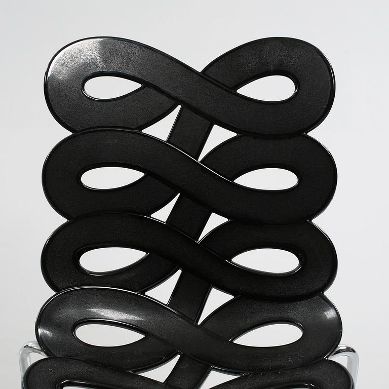 Four late 20th century "Diva" chairs designed by Gino Carollo for Ciacci Kreaty.