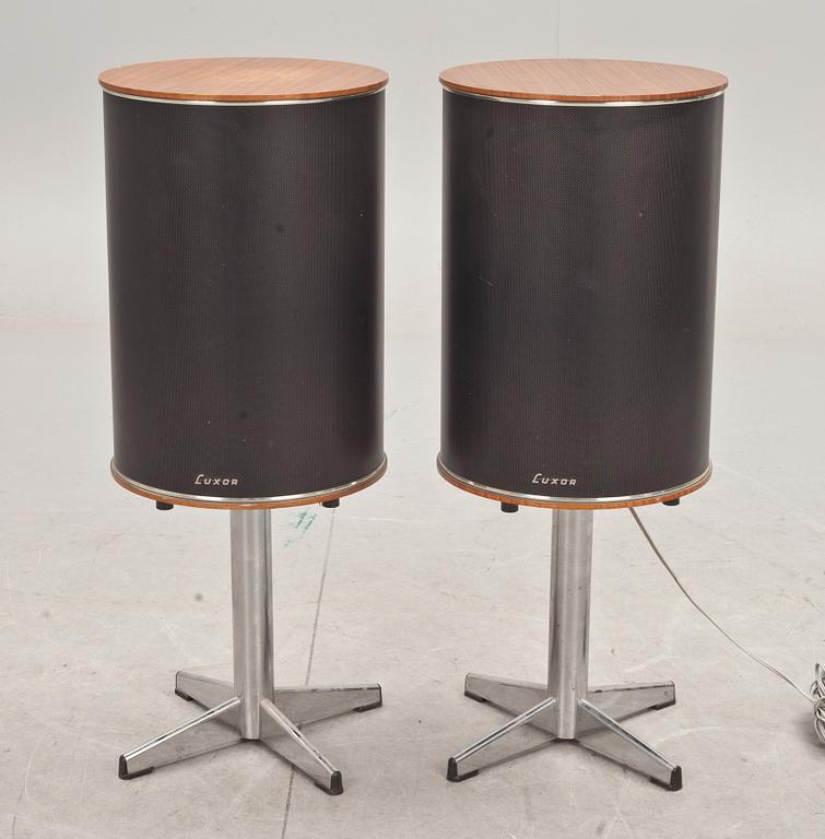 HÖGTALARE, ett par, Luxor, 1900-talets andra hälft.