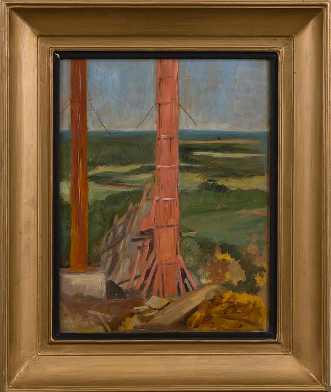 HUGO SIMBERG, OUTOKUMMUSTA, KUPARITEHTAAN HALKOVARASTO.