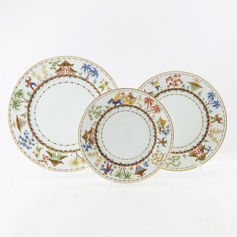 Camille Le Tallec, service 18 pcs "Cirque Chinois", for Tiffany & Co.