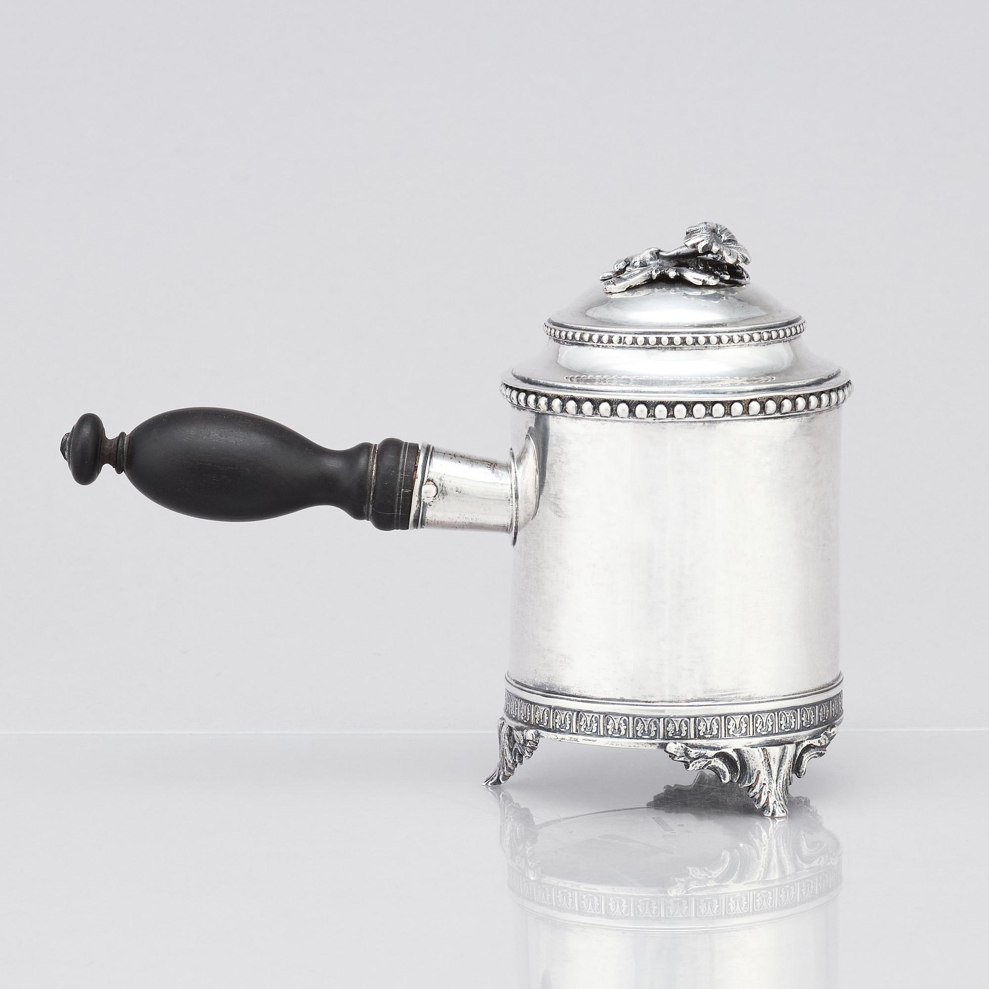 Johan Malmstedt, mjölkkanna, silver, Göteborg 1785. Gustaviansk.