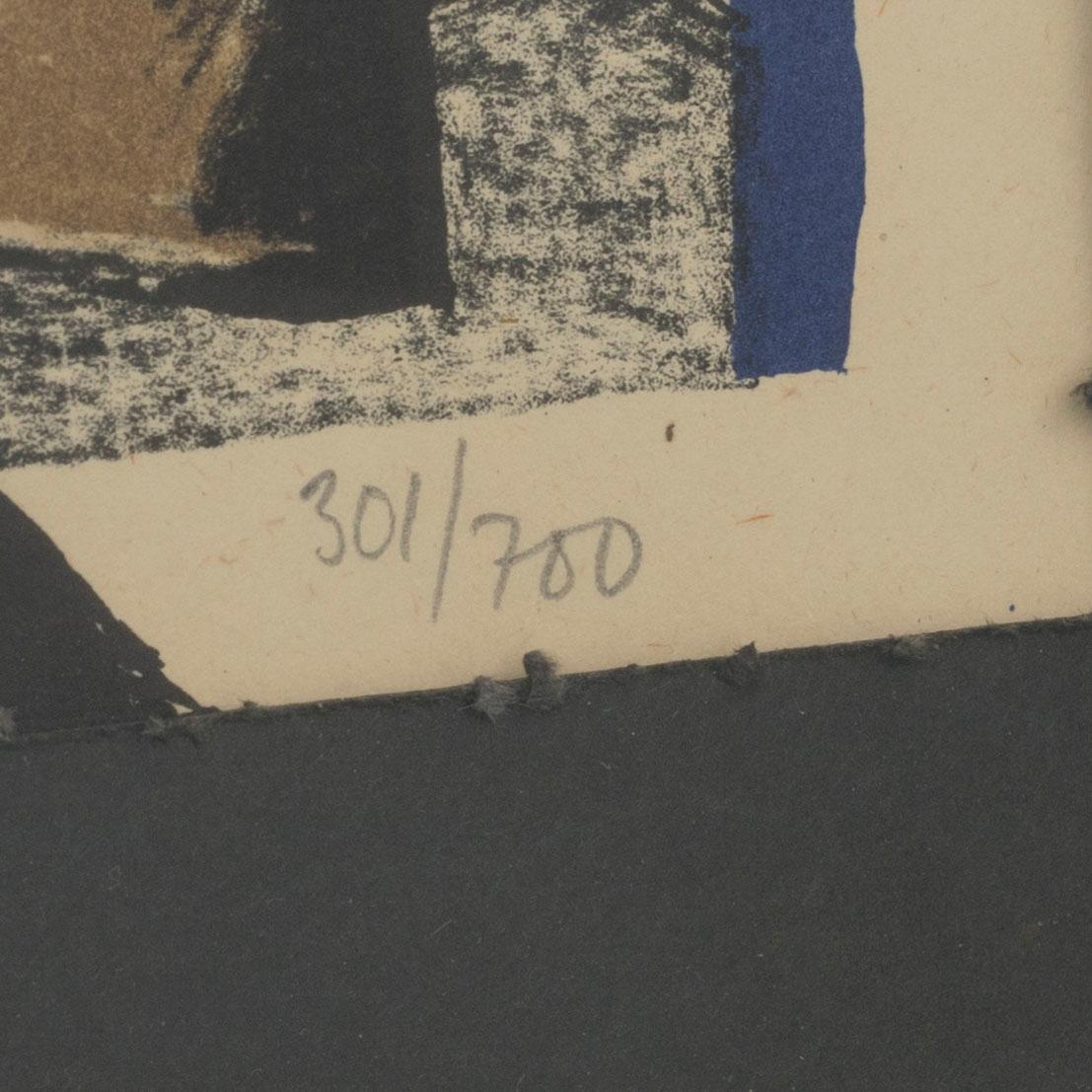 BO HULTÉN, lithograph in colours signed and numbered 301/700.