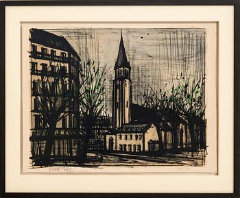 Bernard Buffet, "Place Saint-Germain-des-Près".