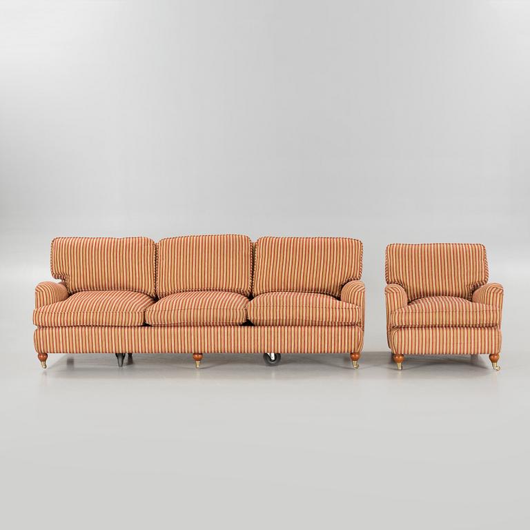 BRÖDERNA ANDERSSON, A late 20th century sofa and lounge chair 'Andrew'.