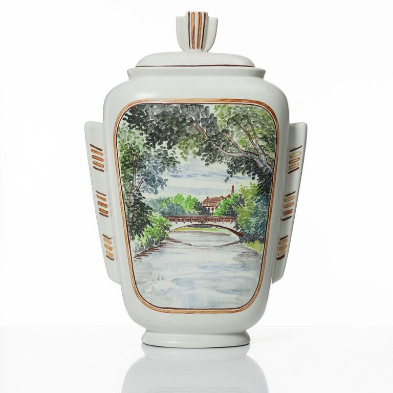 Oskar Dahl, Lock urn, Rörstrand, Malmö, 1948.