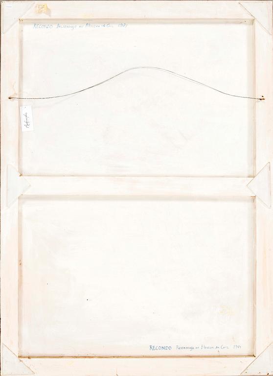 Felix Recondo, "Personnage au blouson de cuir".