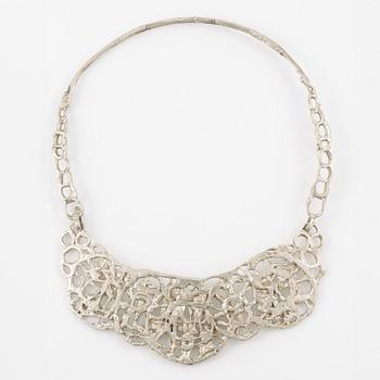 Lars Arby, necklace, sterling silver, Gothenburg 1977.