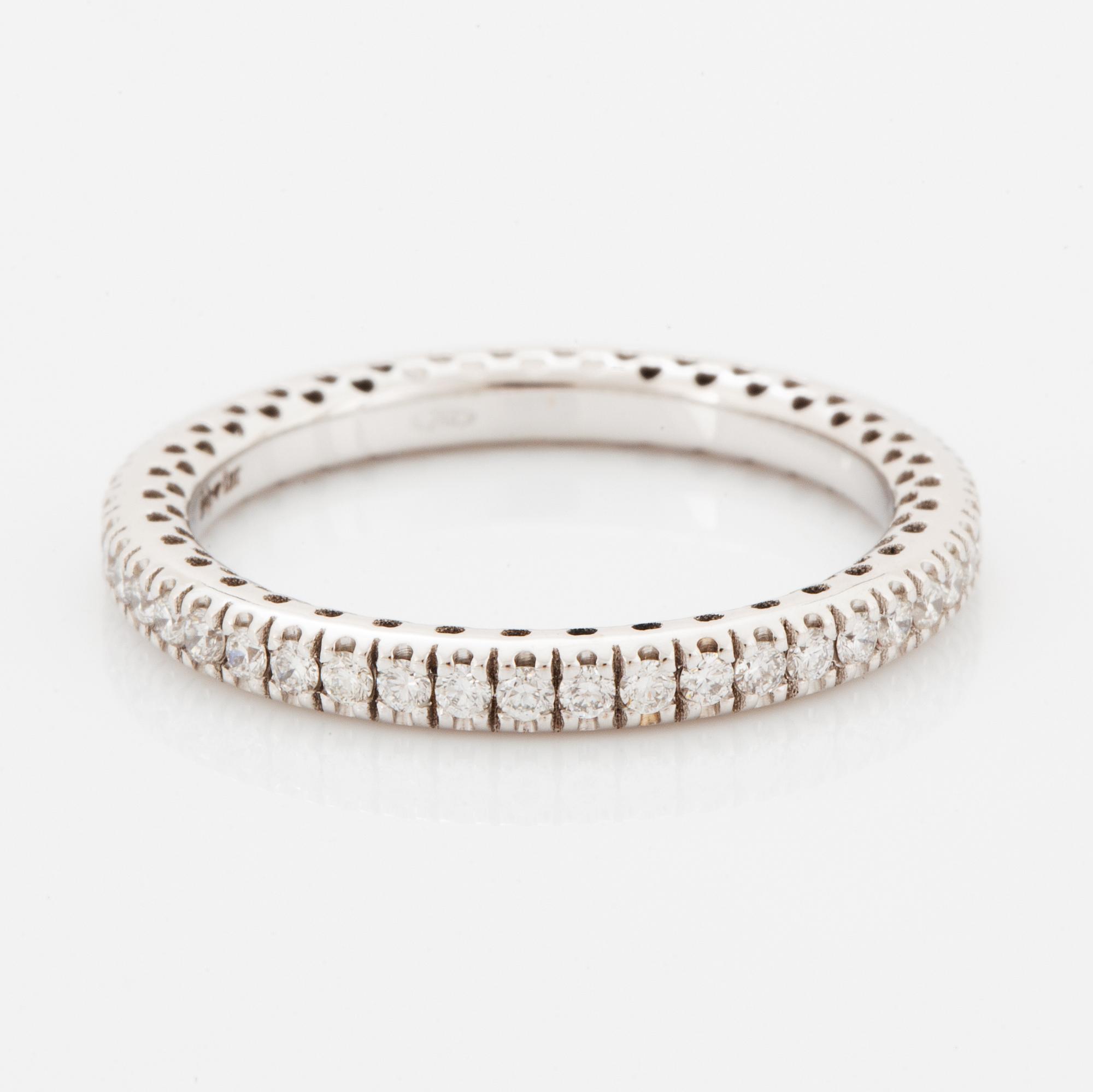 RING, allians med diamanter.