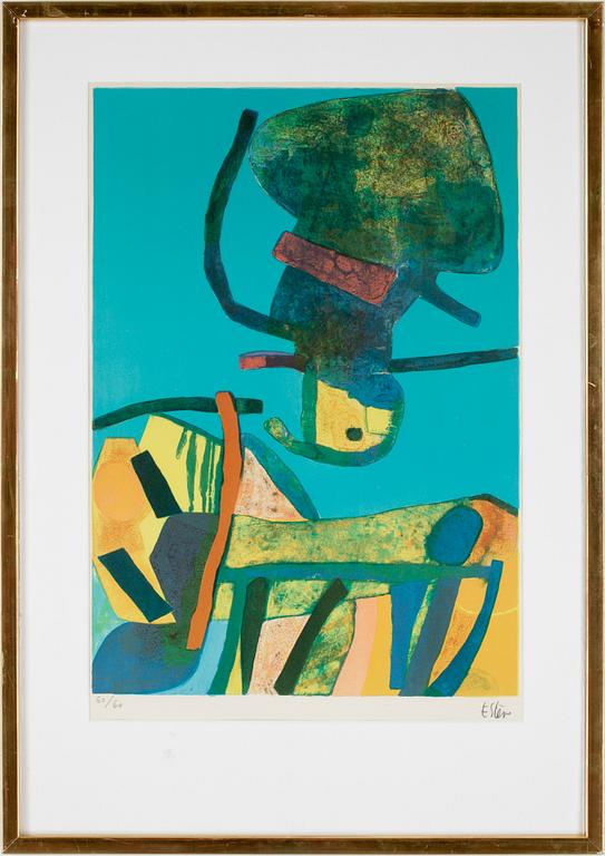 MAURICE ESTÈVE, färglito, sign o numr 60/60.