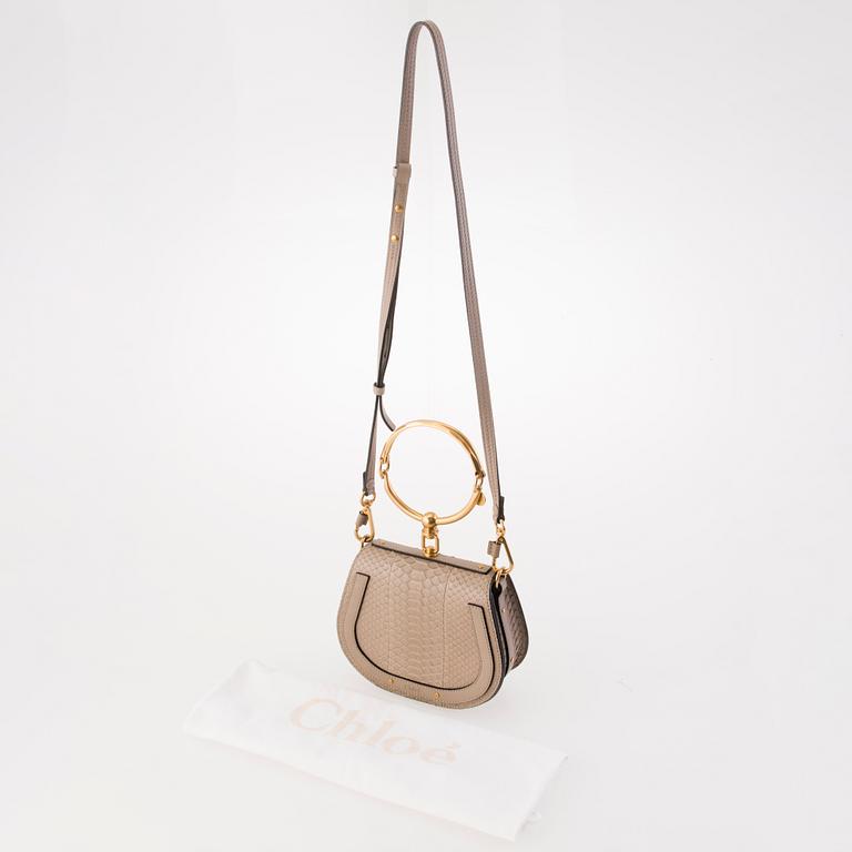 CHLOÉ Nile Bracelet Python Bag.