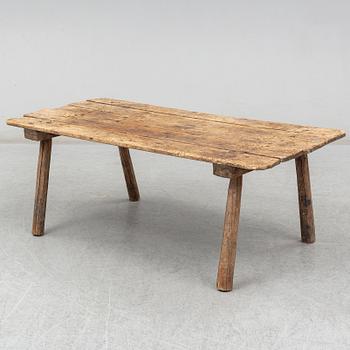 A 19th century folk art table.