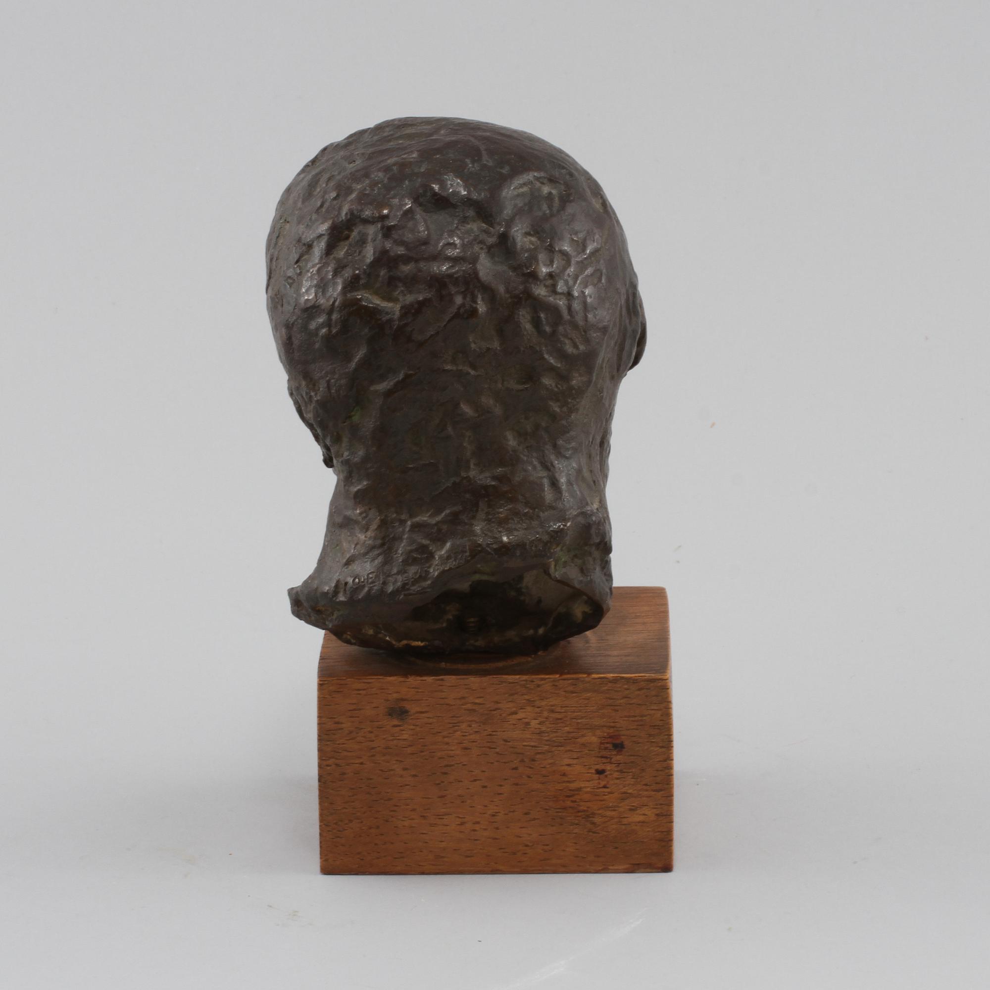 SKULPTUR, brons, Stig Blomberg, daterad -33.