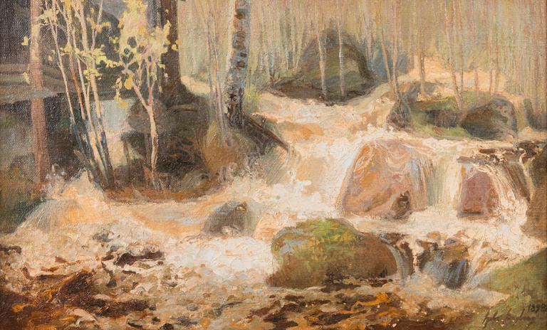 GABRIEL ENGBERG, oil on canvas, signed and dated 1898.