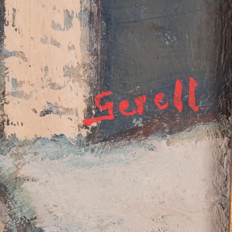 GRETA GERELL, oil on canvas signed.
