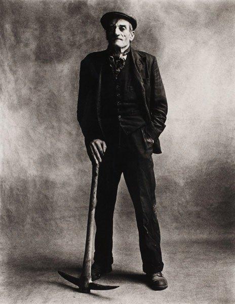 Irving Penn, "Navvy, London 1950".