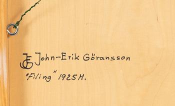 John-Erik Göransson, "Filing" (1925M).