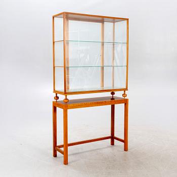 A Josef Frank mahogany display cabinet model nr 2077 later part of the 20th century.