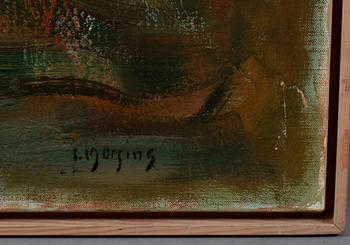 IVAR MORSING, oil on canvas, stamp signature.