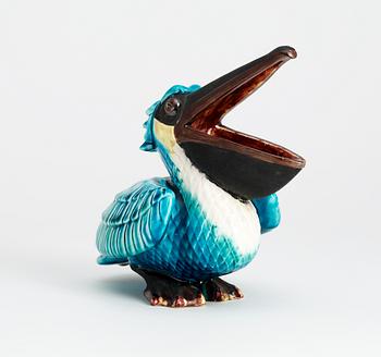 A Gunnar Nylund stoneware figure of a pelican, Rörstrand.