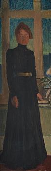 651. Carl Wilhelmson, "Berta, konstnärens hustru" (Berta, the artist's wife).