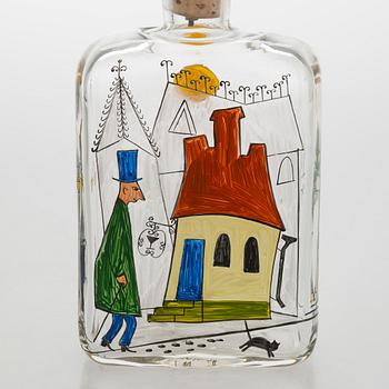 Tapio Wirkkala, A liquor bottle with ten shot glasses, Iittala 1948.