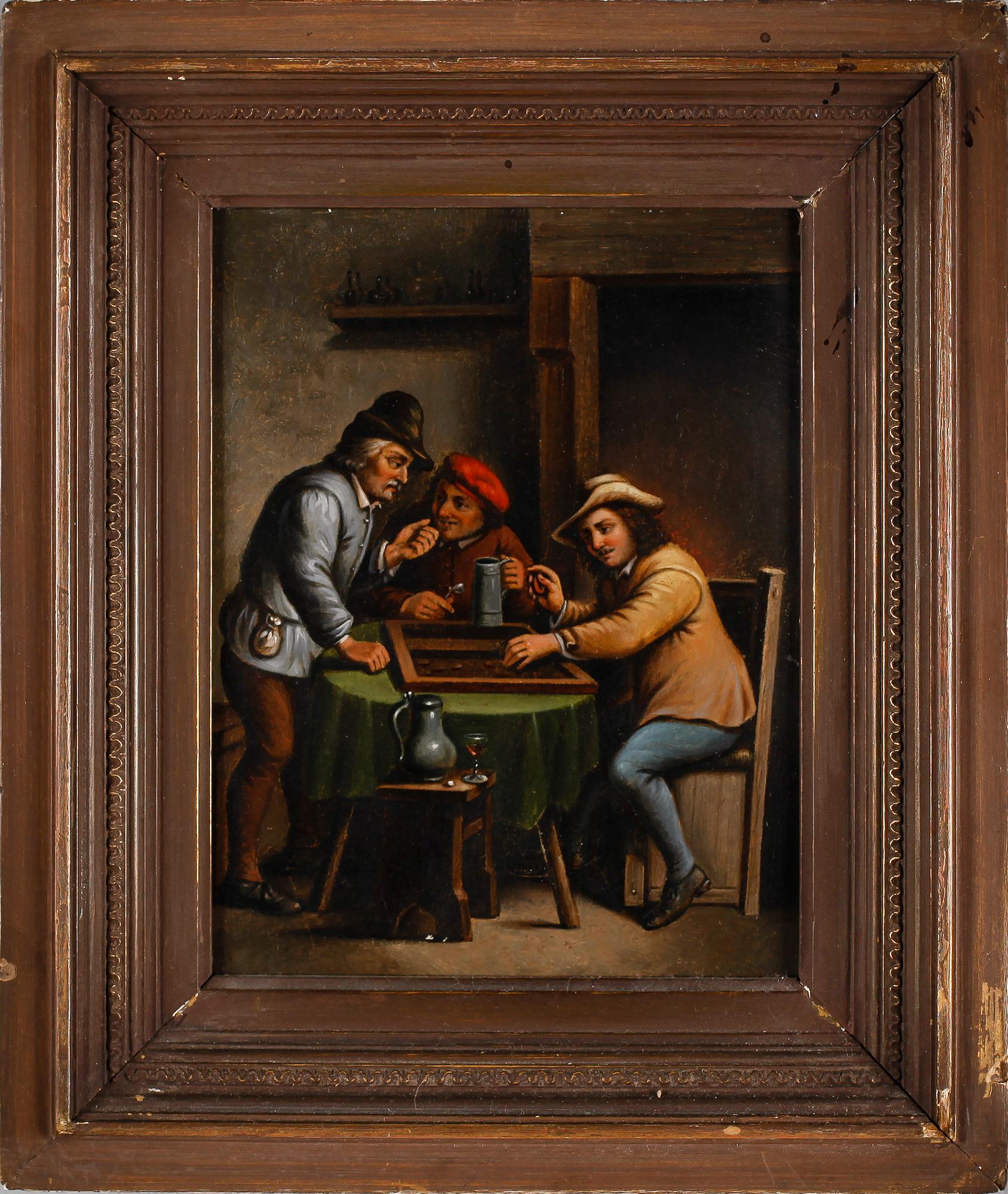 DAVID TENIERS D.Y, efter, olja på plåt, 1800-tal.