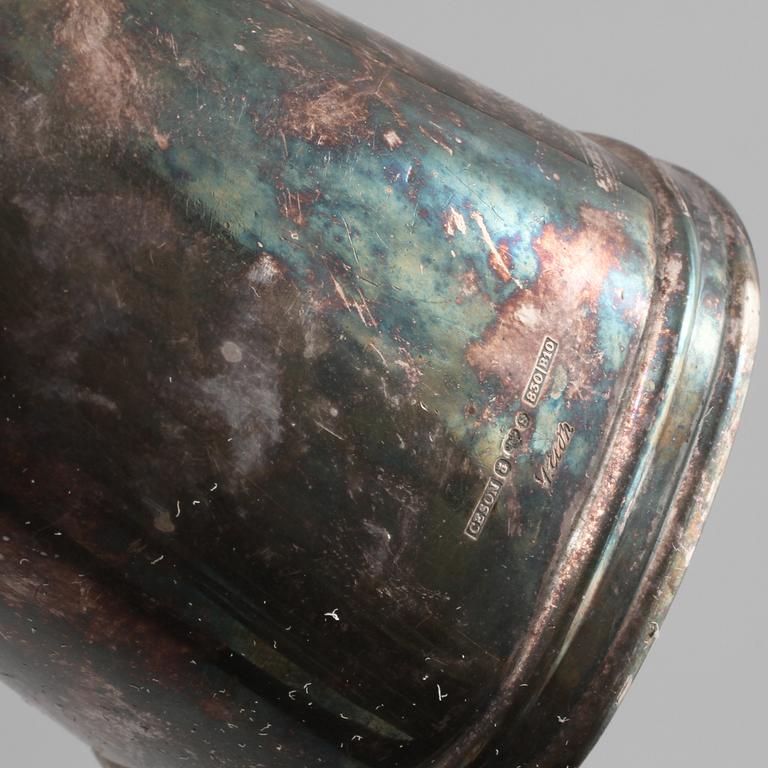 LJUSSTAKAR, ett par, silver, Tore Eldh, Ceson, Göteborg, 1976.