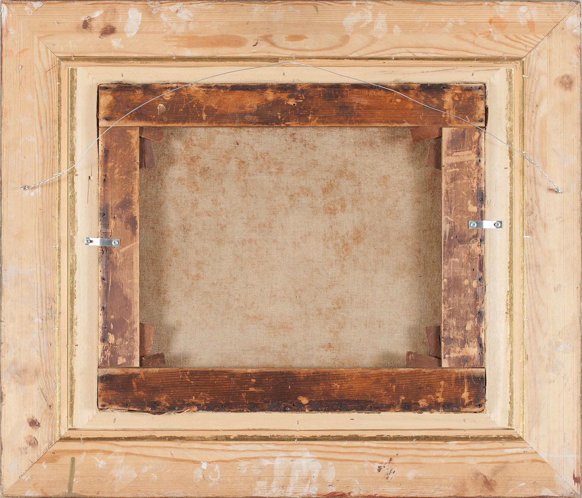 UNKNOWN ARTIST, oil on canvas, signed A.T, Dsf, dated 1838.