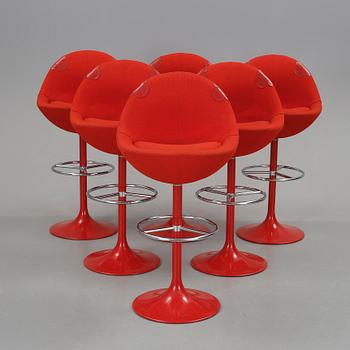 BORD samt STOLAR, 7 delar, Johansson Design.