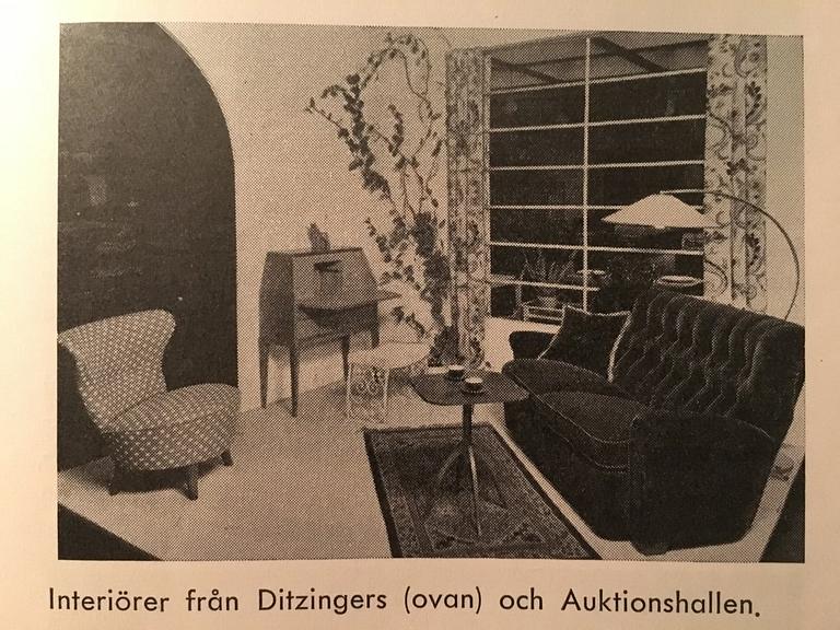 Tor Wolfenstein, sannolikt, bord, Swedish Modern, Robert Ditzinger AB, utfört av Bjerkås-Armatur, 1930-40-tal.
