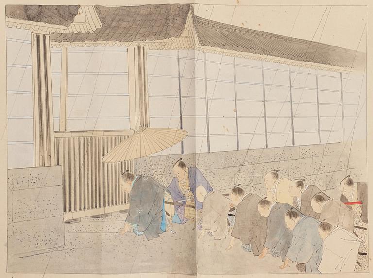 MAKIMONO, Japan, tidigt 1900-tal.