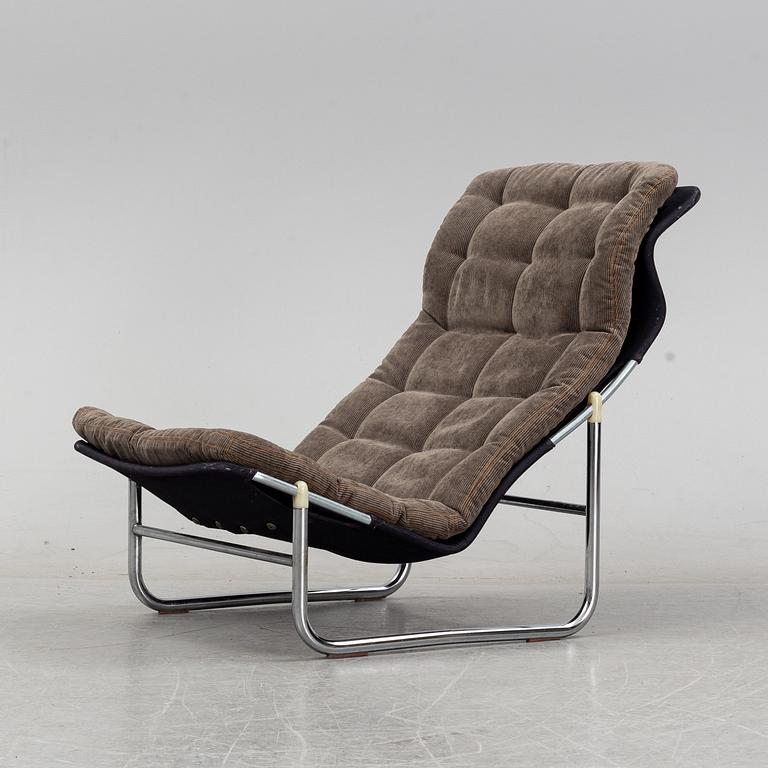 A 'Zobra' easy chair by Bror Boije and Jaan Zimmerman, DUX AB, around 1970.