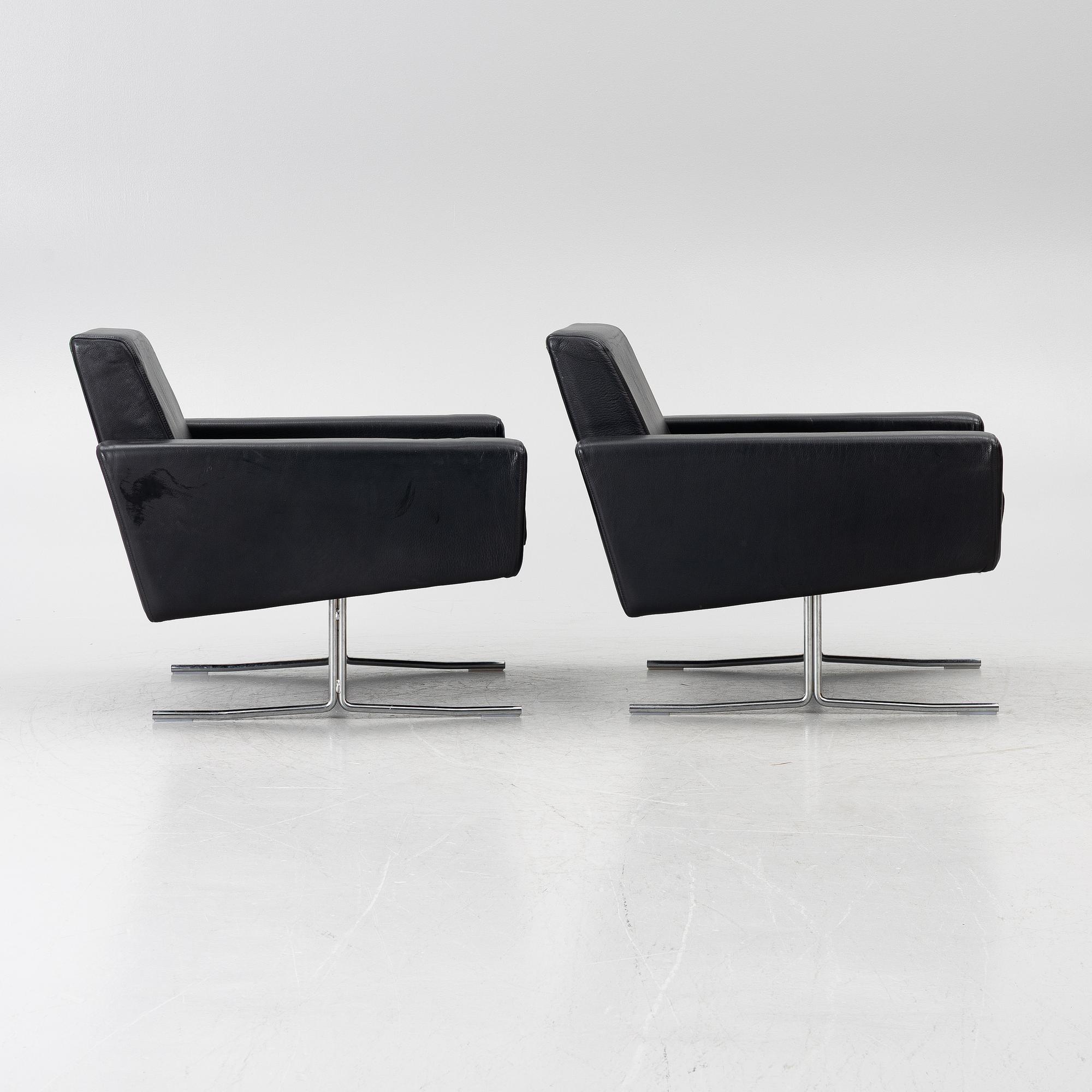 Armchairs, a pair, Danerka, Denmark.