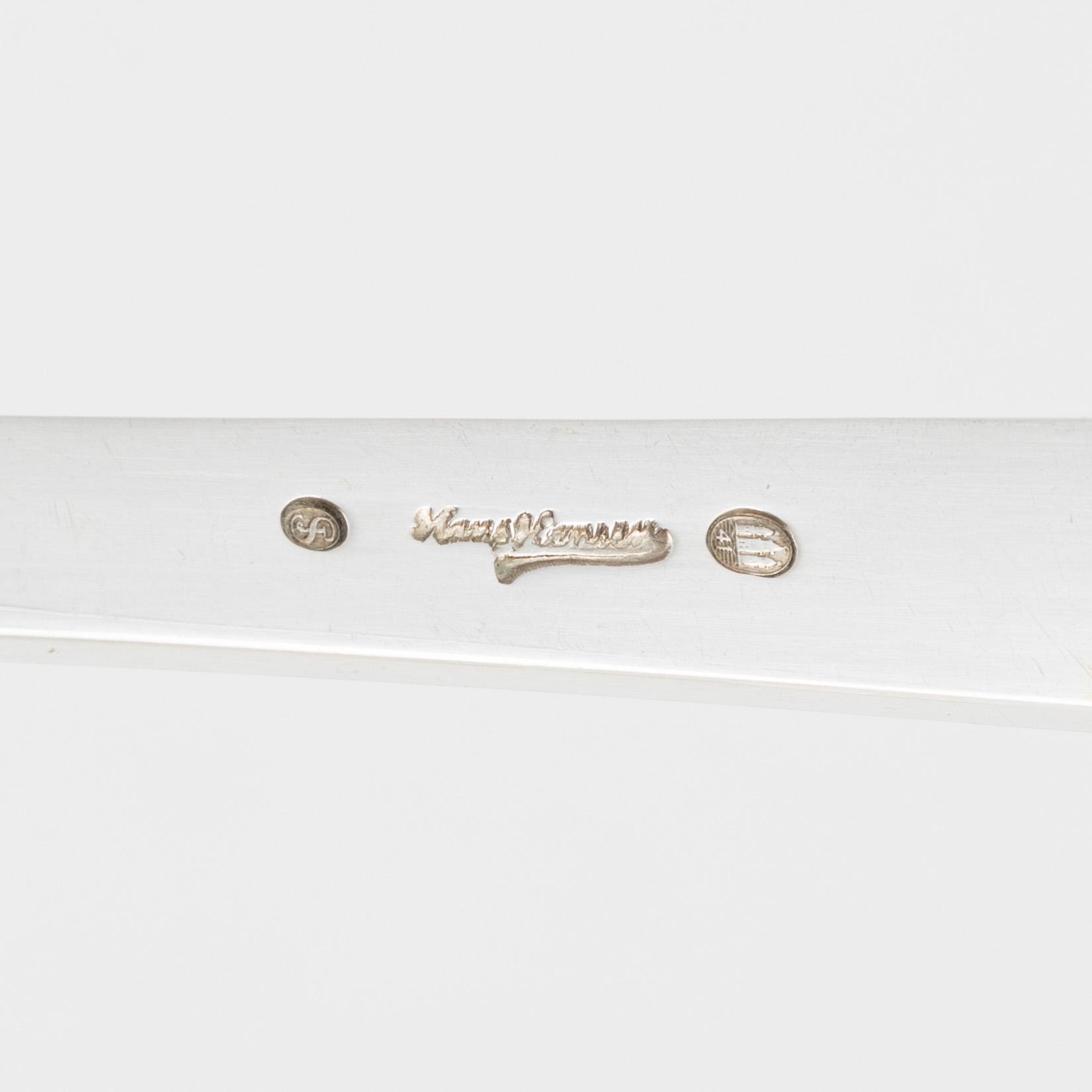 Hans Hansen, bestickuppsättning, 72 delar, "Vendome", sterlingsilver, Danmark.